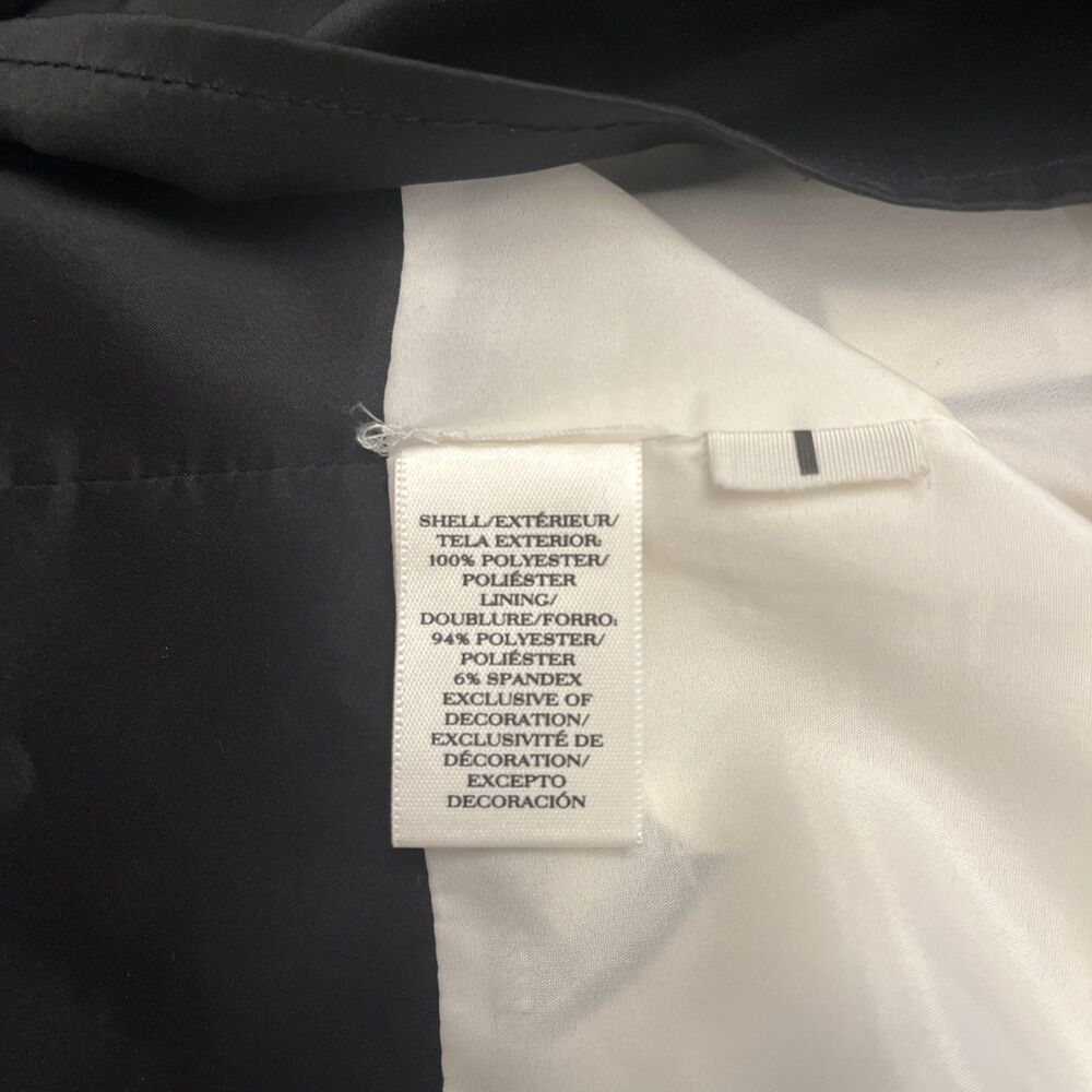 Ann Taylor Geometric Sleeveless Black and White Classic Cocktail  Dress size 8 - Picture 8 of 11